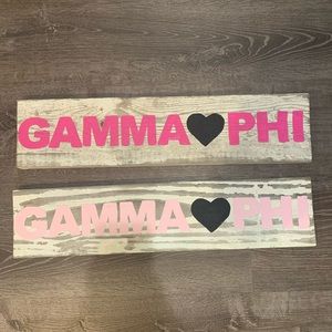 Gamma phi beta signs